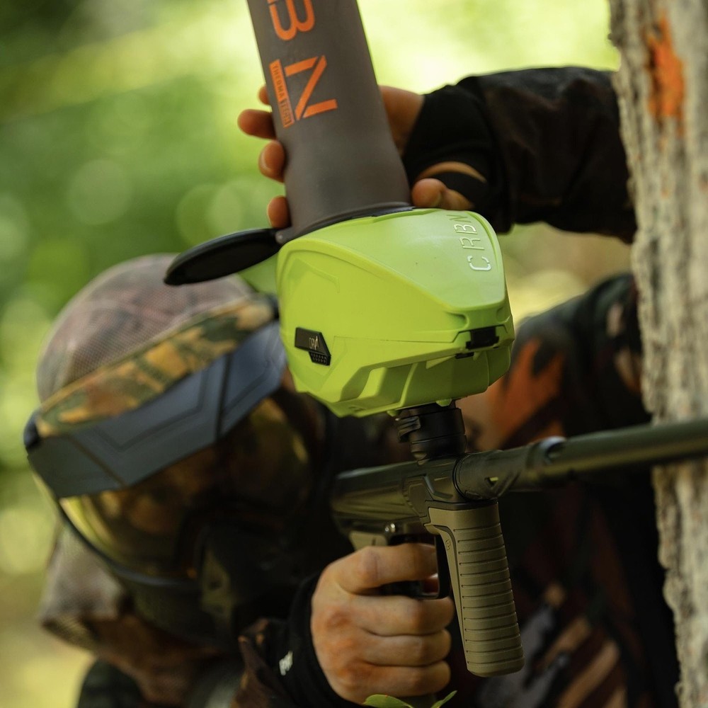 Lime CRBN DRV Loader - Carbon Paintball