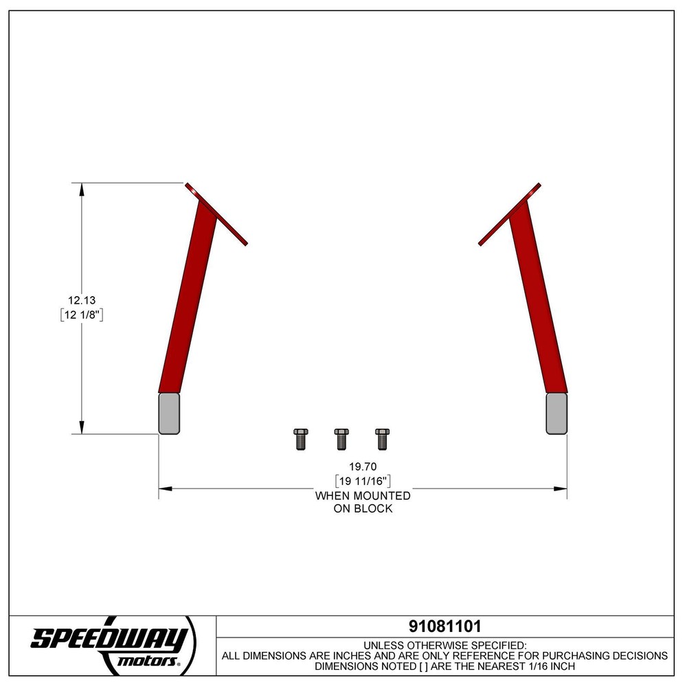 Speedway SBC/BBC Fits Chevy Fits V8 Engine Storage Stand