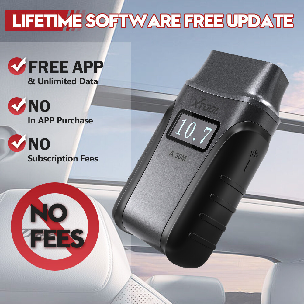 XTOOL A30M Bluetooth Bidirectional OBD2 Scanner All System Diagnostic 26+Service