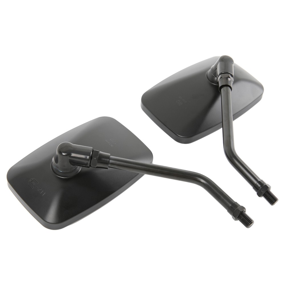 10mm Black Rectangular Motorcycle Mirrors For Honda Shadow Phantom 750 VT750C2B