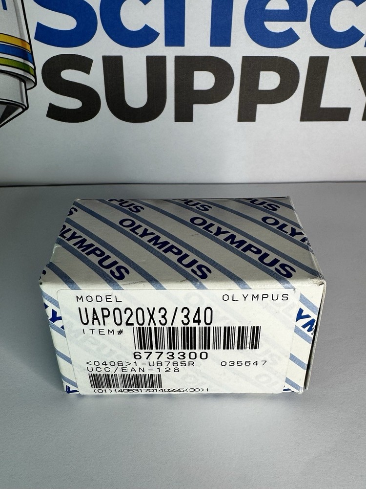 Olympus UApo/340 20x/0.75 ∞/0.17 Microscope Objective Lens