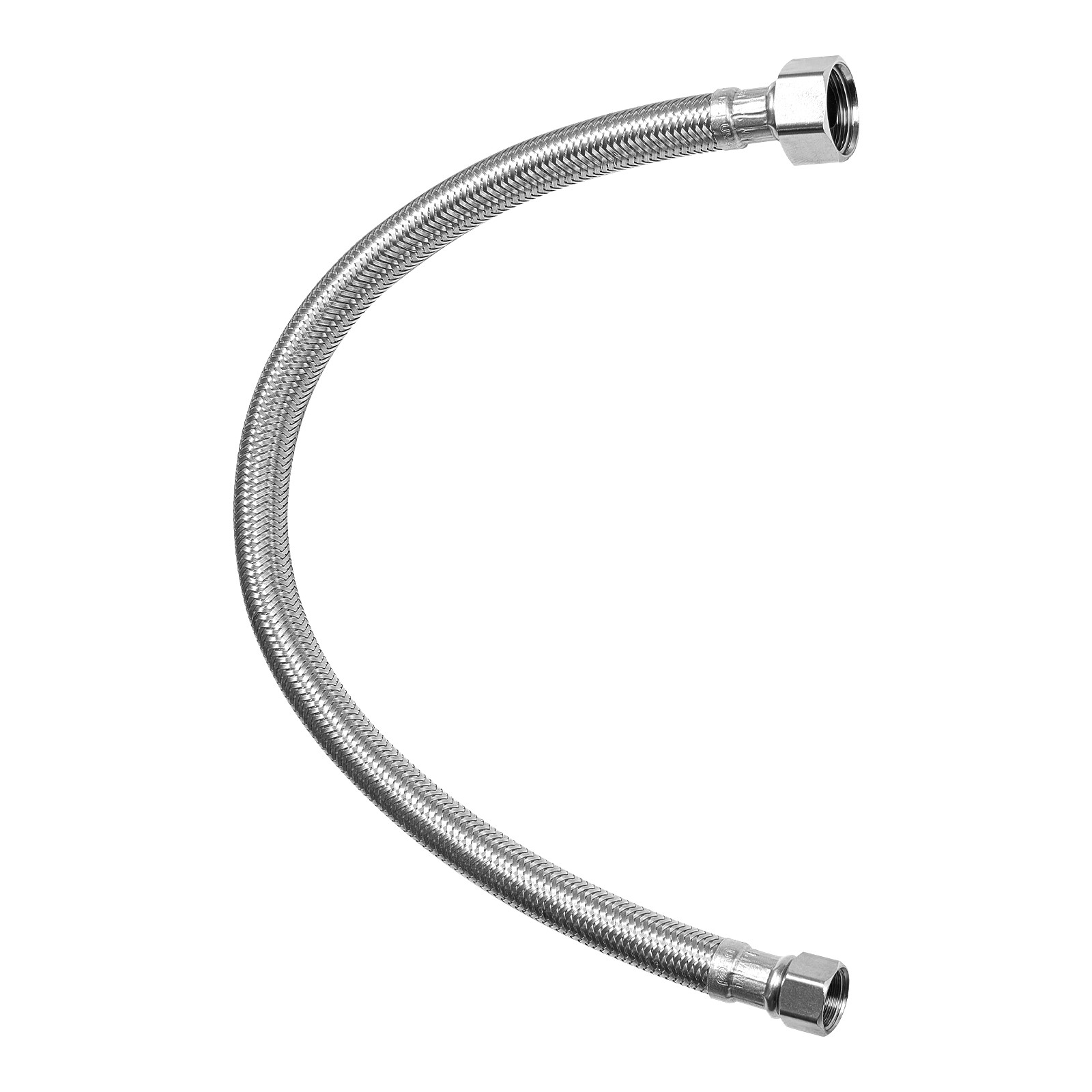 3/8" COMP 10PCS Faucet Supply Line Connector 16in Braided Stainless Steel