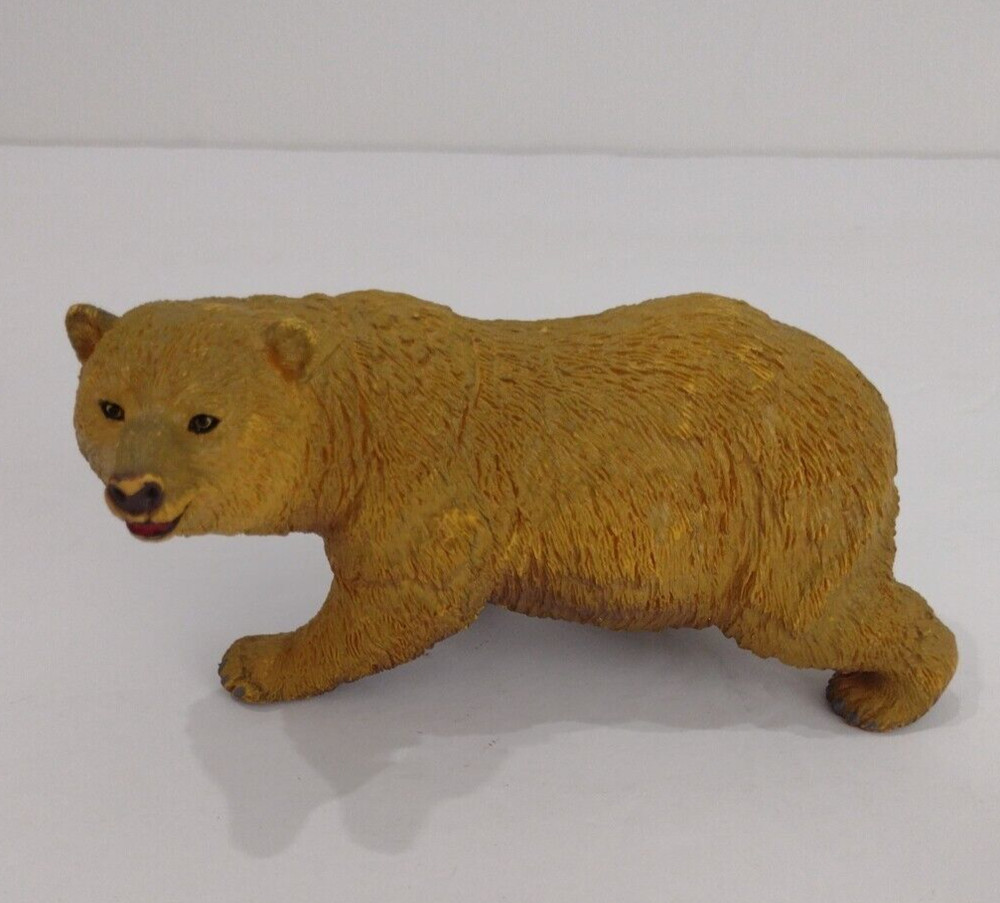AAA Vintage Adult Bear & Bear Cub Solid Plastic Late 1990s