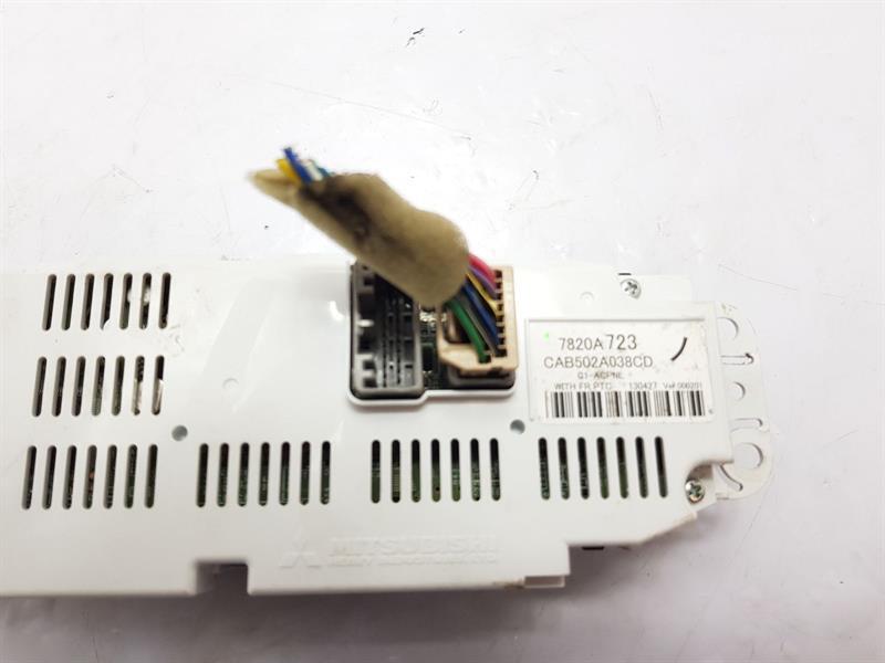 2014 MITSUBISHI ASX HEATER CONTROL PANEL ASSEMBLY 7820A723