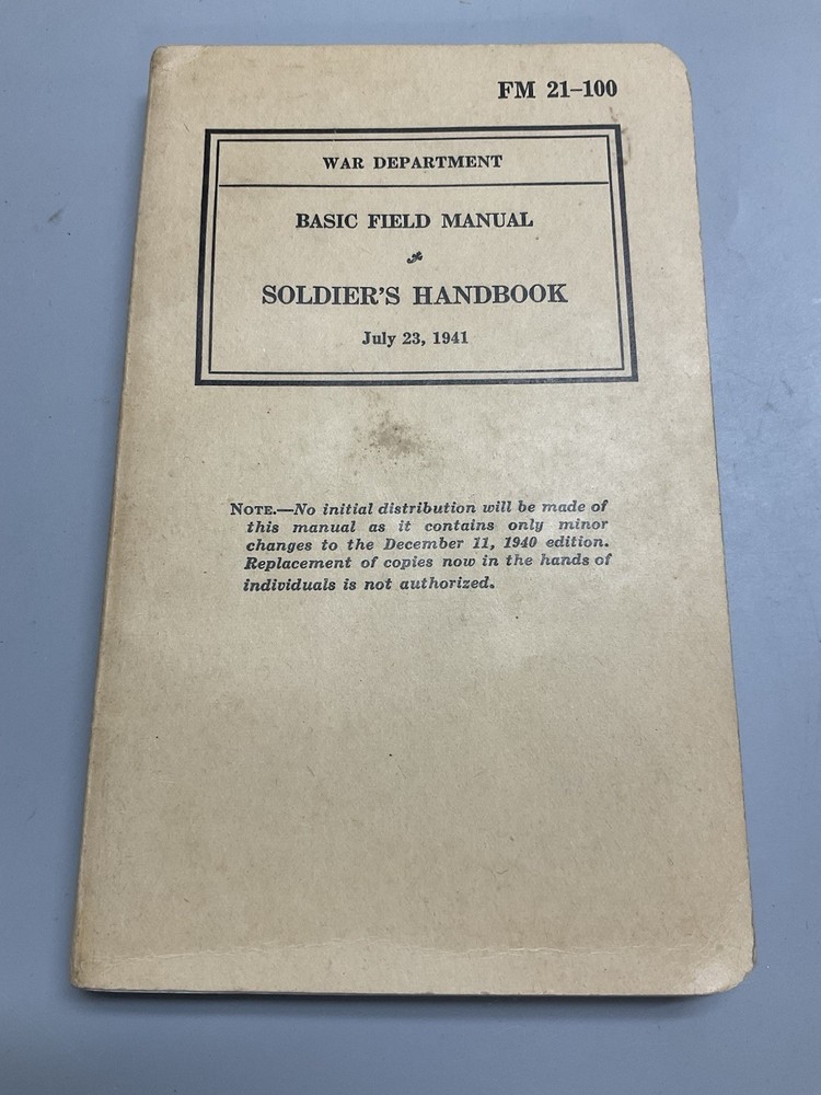 41 Dated Soldiers Handbook bk-b 35