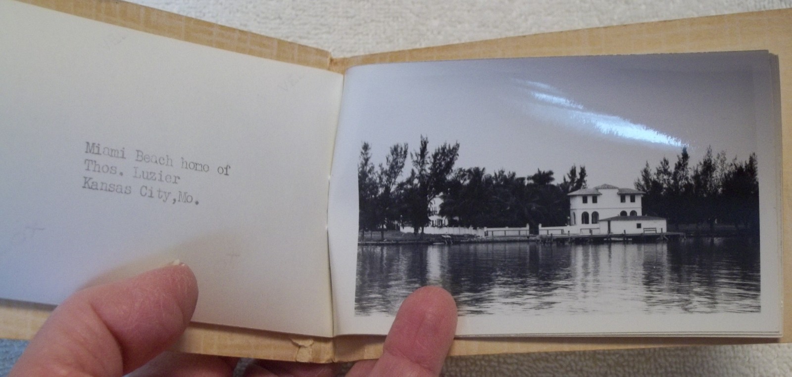 Photo Scenic Route Miss Miami Speed Boats Sightseeing BOOKLET Al Capones Home et