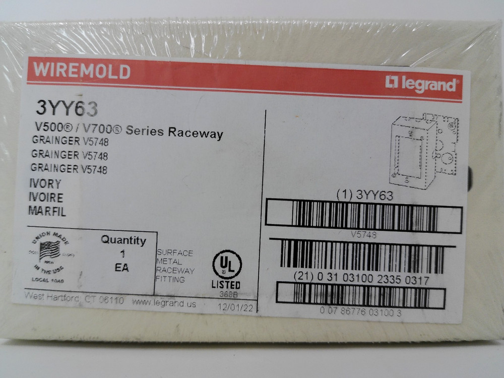 4 Pack Wiremold Legrand 3YY63