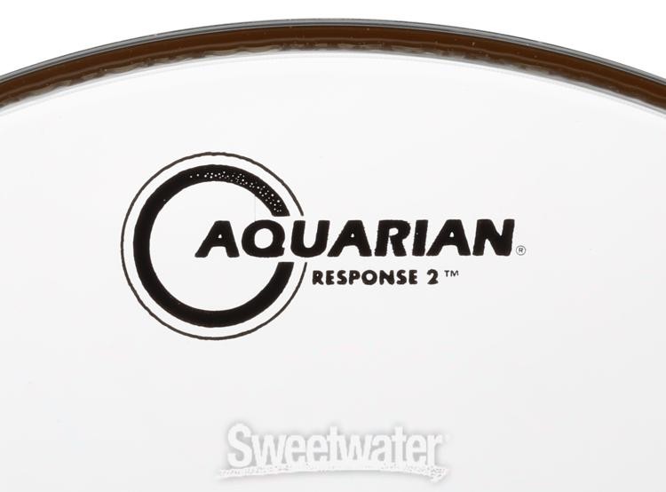 Aquarian Drumheads Response 2 Clear Drumhead - 14"