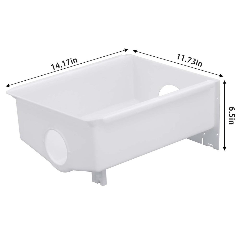 WPW10670845 ice Maker Replacement Parts Refrigerator Ice Container for...