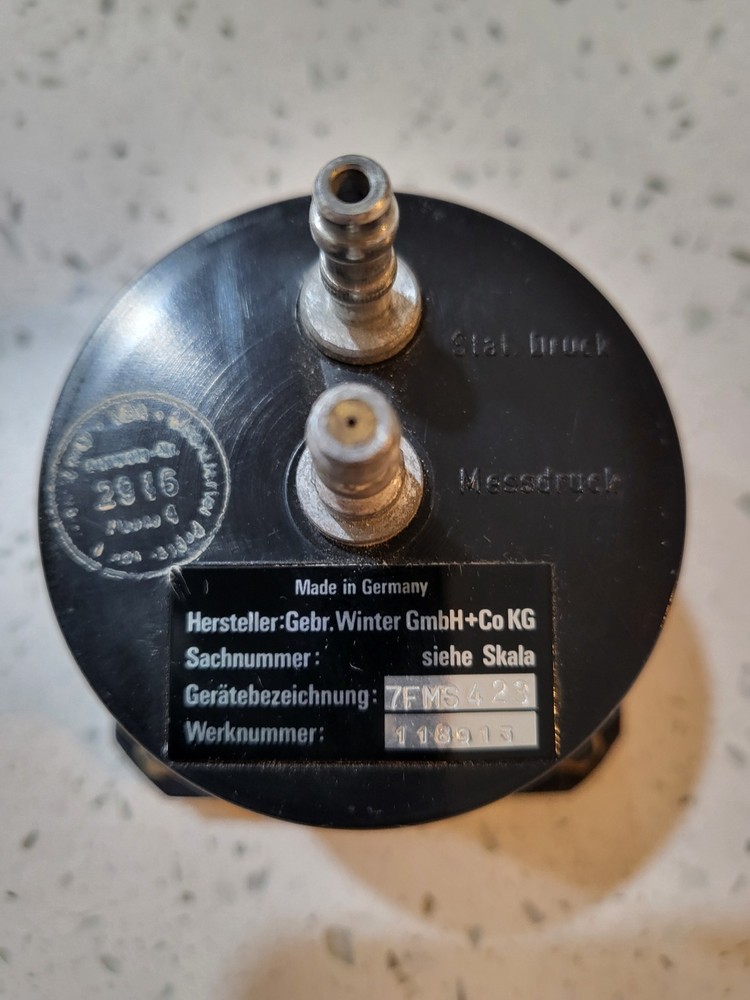 WINTER 7FMS423 AIRSPEED INDICATOR