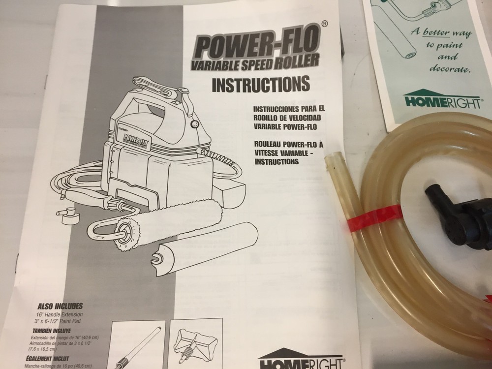 HomeRight Power-Flo Variable Speed Roller Battery Powered Painting System C80047