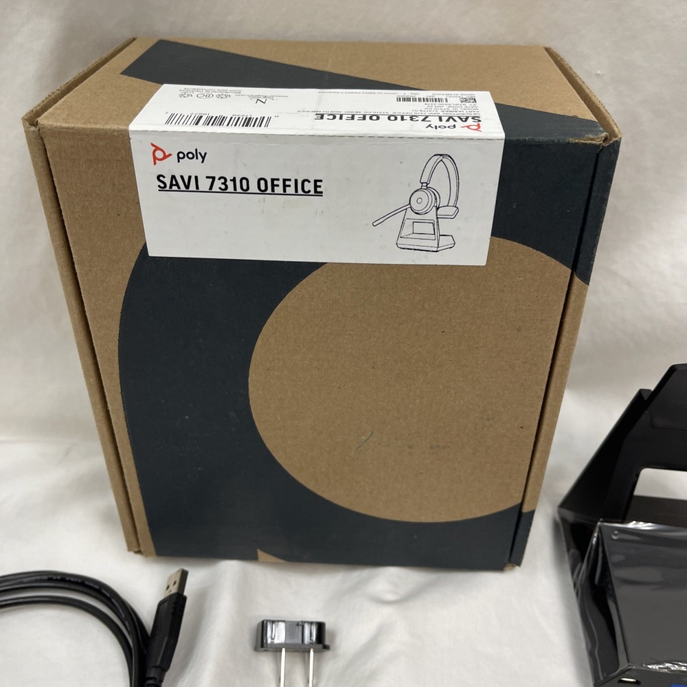 Poly Savi 7310 Office Wireless Mono Headset Black OPEN BOX
