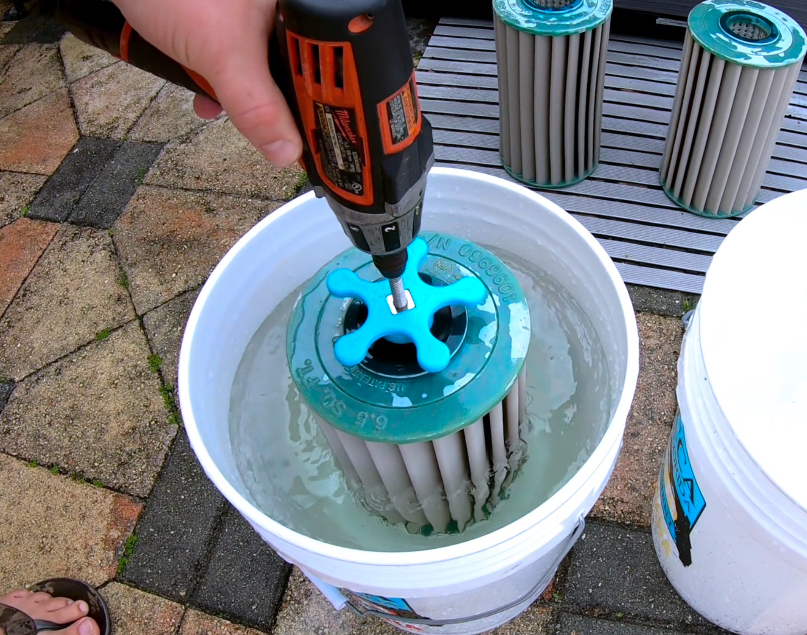 Spa Filter Spinner Drill Attachment - by CoheriTECH