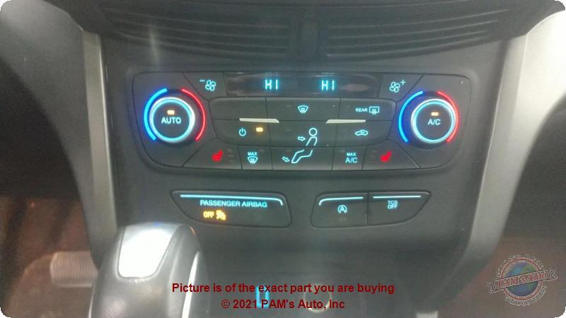Used A/C Selector Switch fits: 2018 Ford Escape front automatic temperature cont