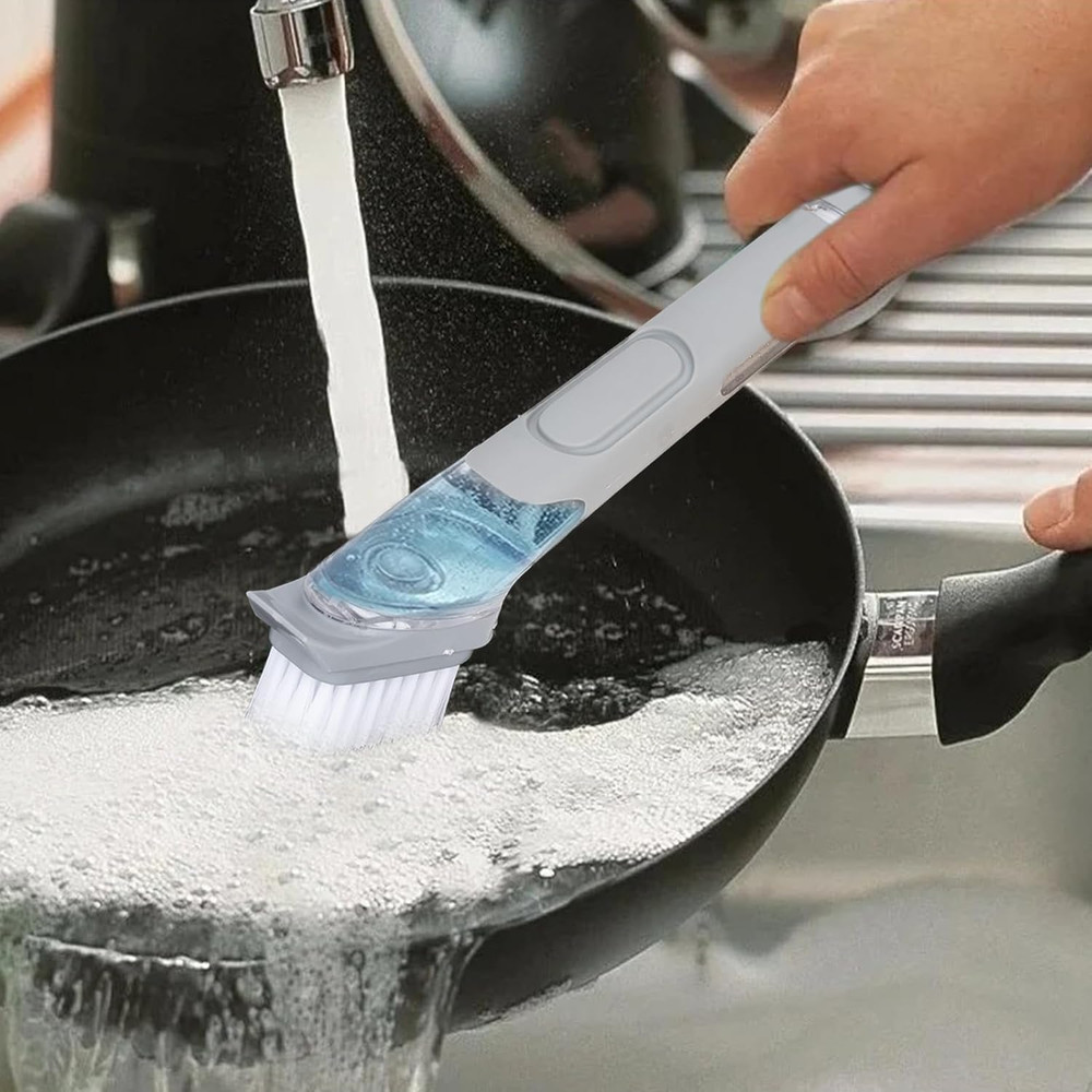 4 Pack Dish Brush Refills Compatible with Scrub Daddy Dish Wand, Replacement Hea