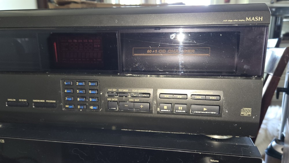 Technics Vintage SL-MC4 60 Disc CD Player Tested Working