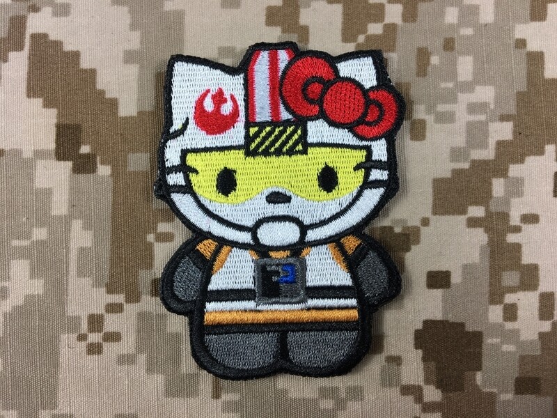 Warrior Hello Kitty x Star Wars Rebel Pilot Patch WR-PT029