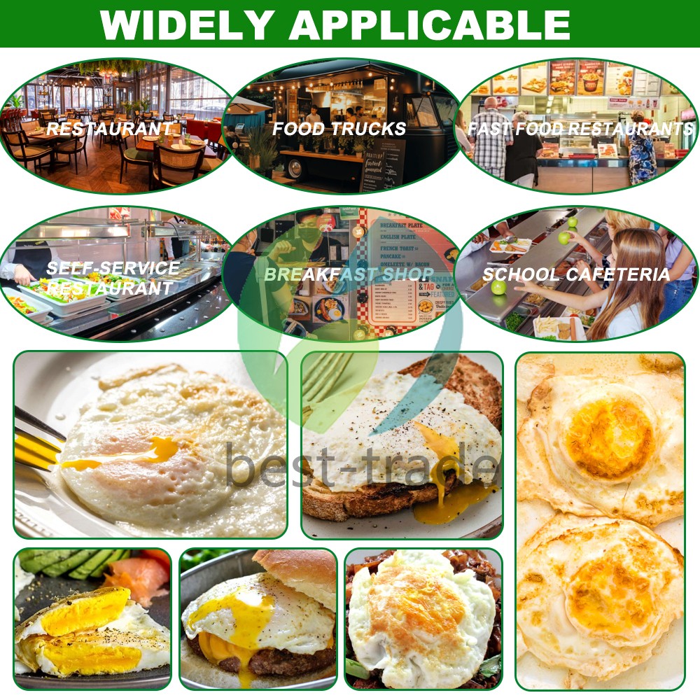 Commercial Soft Boiled Egg Frying Machine Automatic Omelette Maker Bakery Shop