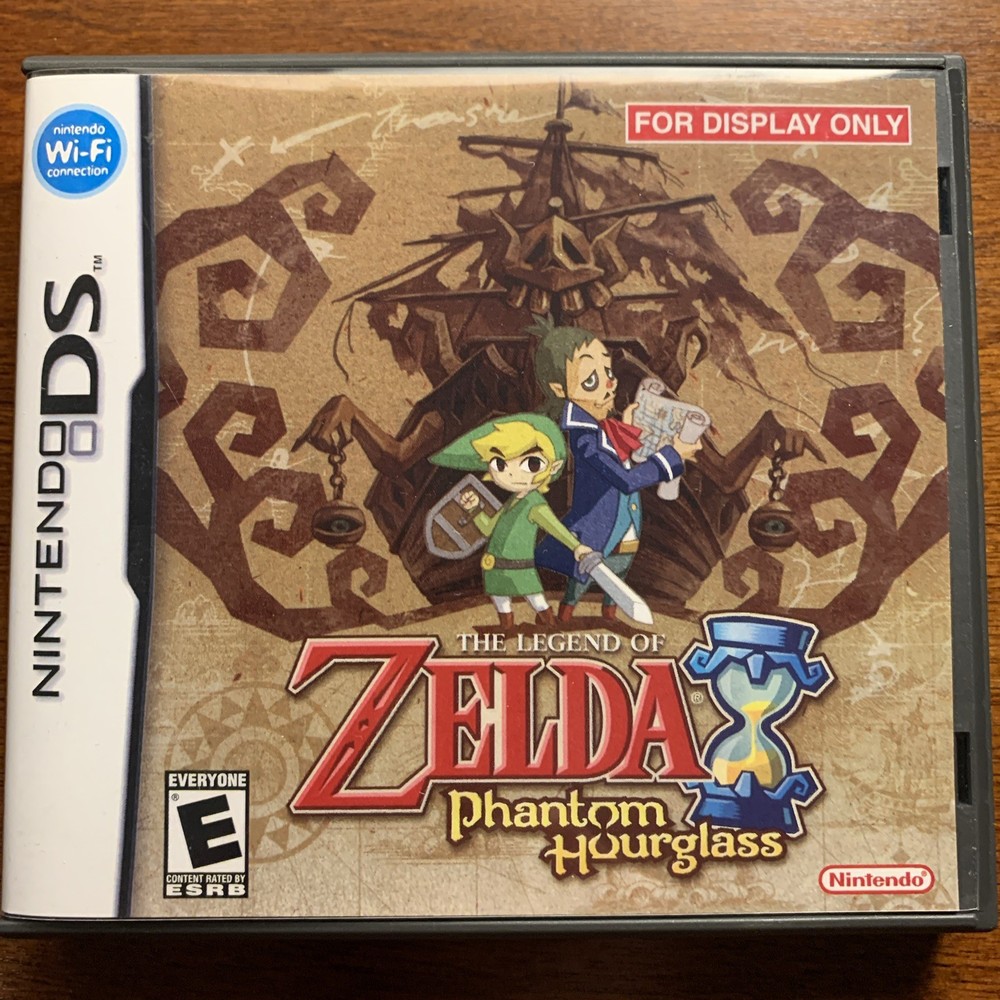 Zelda Phantom Hourglass / Nintendo DS Replacement ***Case ONLY For Display Only
