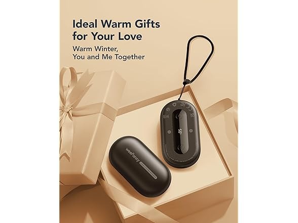 WeeFancy Magnetic Alloy Hand Warmers 2PK