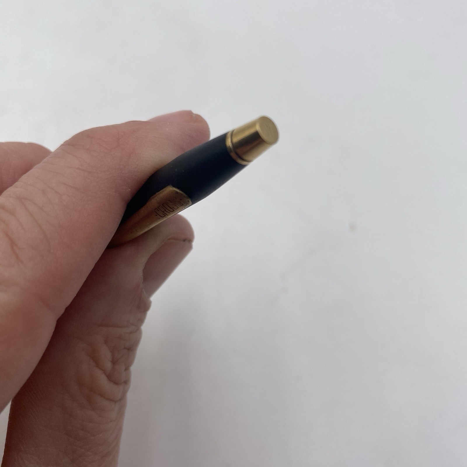 VTG Cross Classic Century Lead Pencil Matte Black 23K Gold Trim VGC