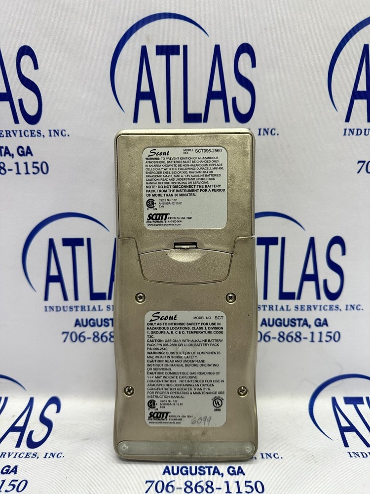 Scott Instruments SCT096-2560 Gas Sensor (E3)
