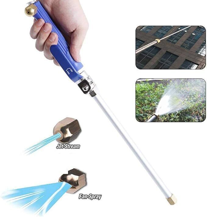 Hydro Jet High Pressure Power Washer Water Spray Gun Nozzle For Garden Car Hose
