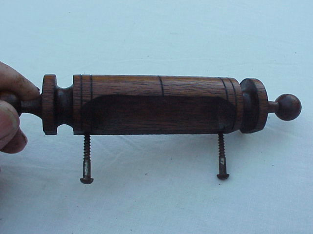 Antique Walnut Unusual Drawer Pull Handle Organ Handle