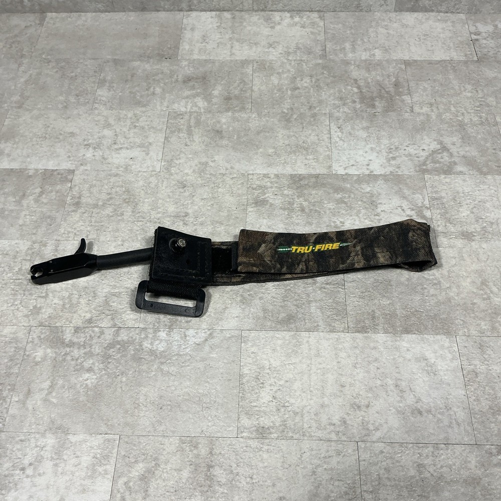 Tru-Fire Archery Release Aid Adjustable Wrist Strap Black