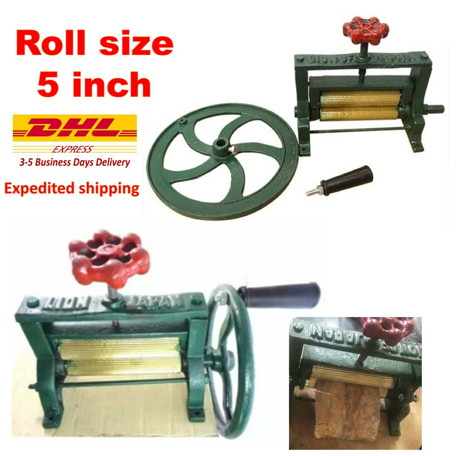 VINTAGE Dry Squid Orange Sugar Cane Mill Juicer Hand Press Cast Iron Brass Tool