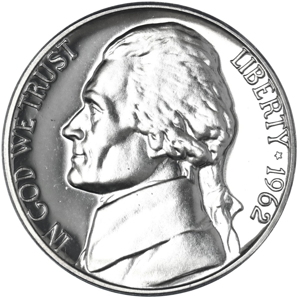 1962 (P) Jefferson Nickel Gem Proof