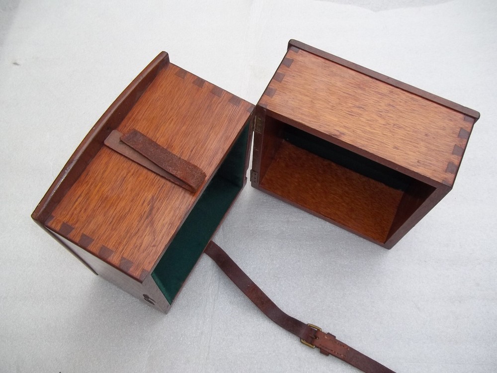 Antique Marine Chronometer Guard Case - Damaged Hinge