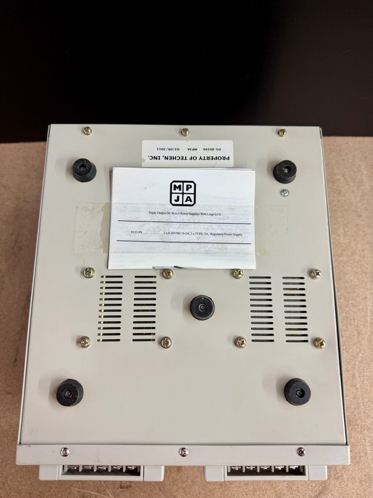 MPJA 9333-PS DC Power Supply Working