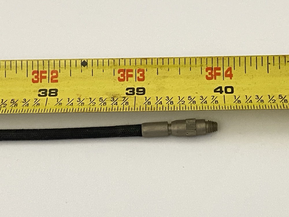 VINTAGE PRONTOR 40" SCREW LOCKING CLOTH CLAD SHUTTER RELEASE CABLE *WORKING*