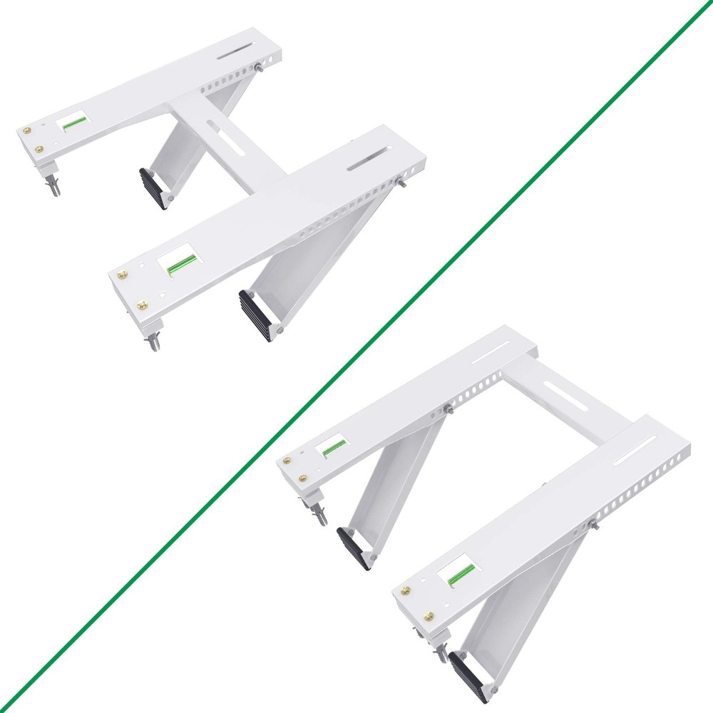 Window Air Conditioner Bracket, Heavy Duty Window AC Support Bracket with 2 A...