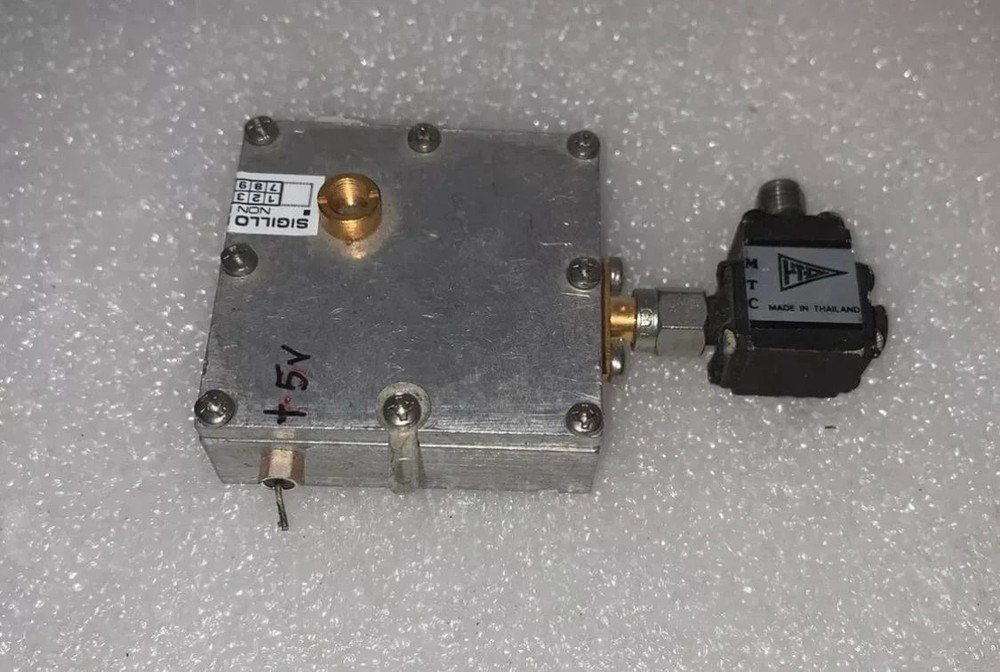 DRO OSCILLATOR 10 Ghz +10 Dbm TUNABLE 10.15-10.55 Ghz TESTED