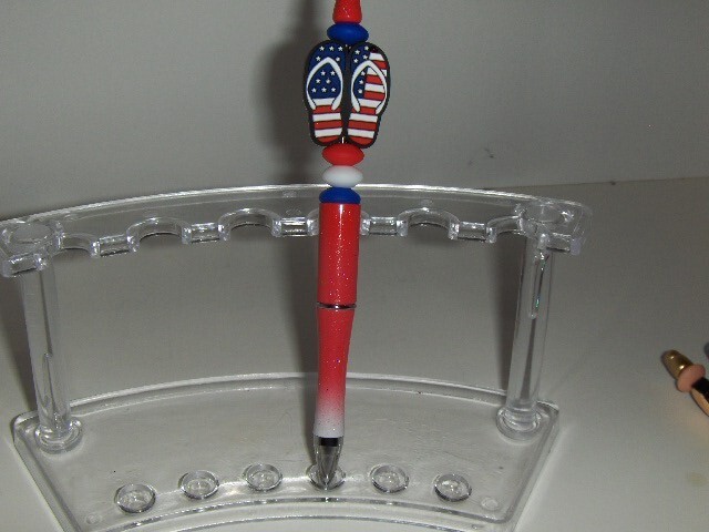 NEW - Red Retractable pen -  American Flip Flops