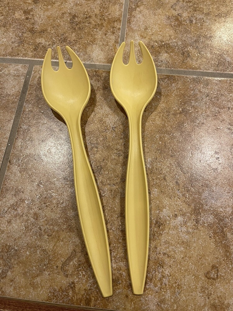 Vintage Tupperware Salad Forks/Thongs
