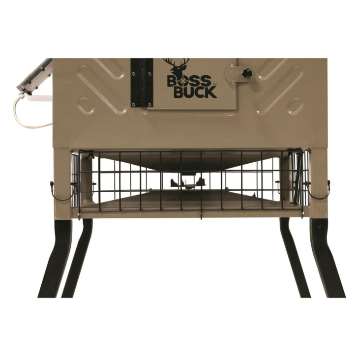 600-lb. Stand & Fill Feeder W/ Solar Panel Large LCD Timer For Easy Visibility