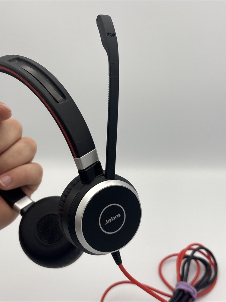 Jabra Evolve 40 Stereo Wired Headset HSC017 With ENC010 USB Controller