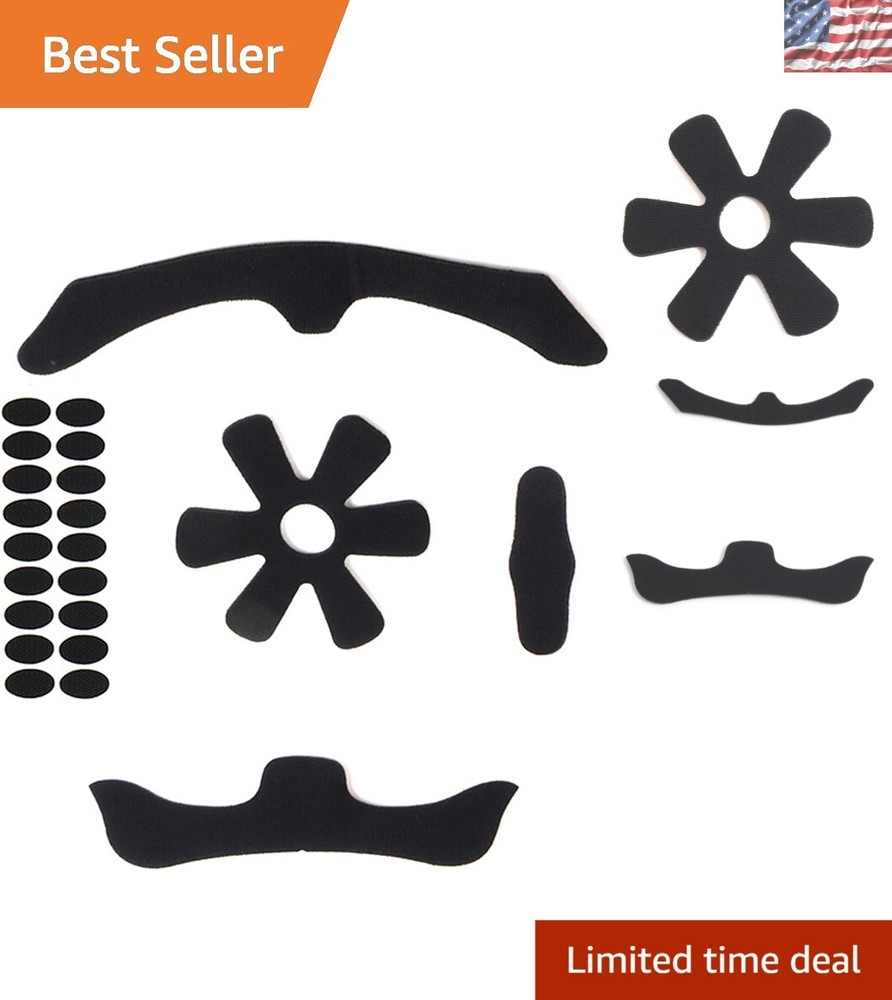 Versatile Foam Padding Kit for Helmets - 22PCS Replacement Set for Sports Safety