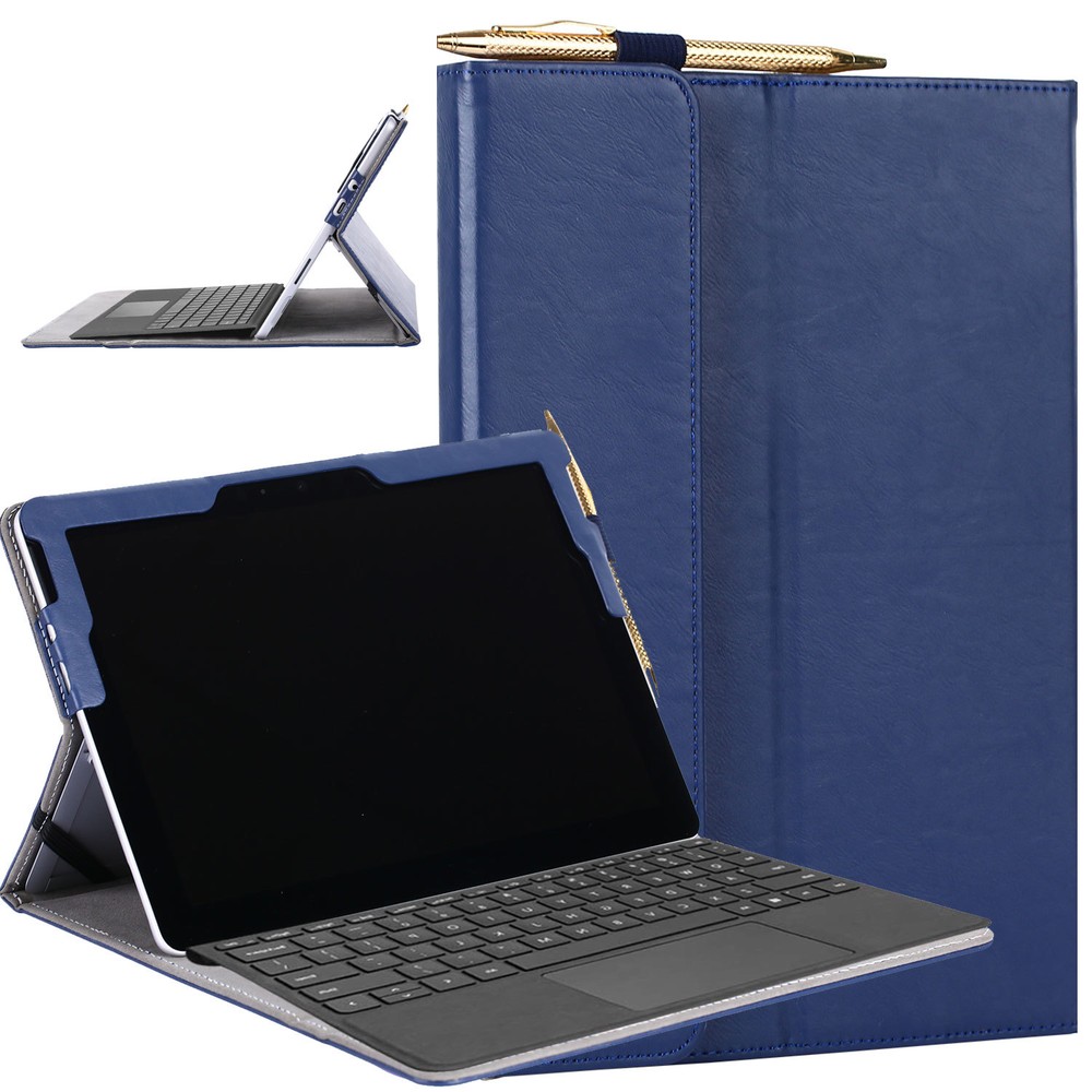 Business Case for Microsoft Surface Go 10 Tablet 2018 Premium Leather Stand