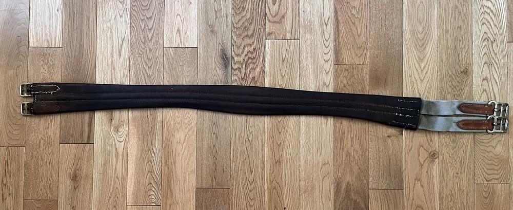 52 Inch Single Side Elastic Brown English Girth
