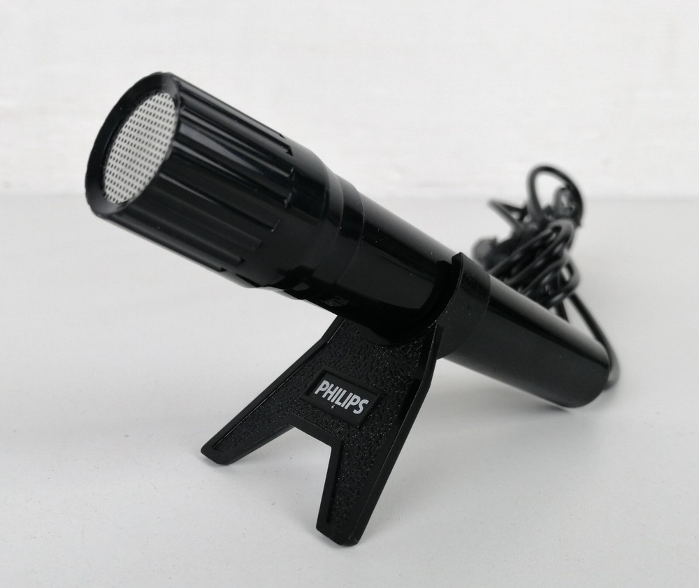 PHILIPS - SMALL MICROPHONE - MINT - 11 CM - WORKING