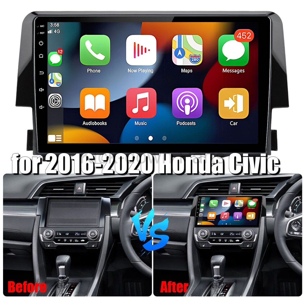 9" Car Navigation with RearView for 2016-2020 Honda Civic Android