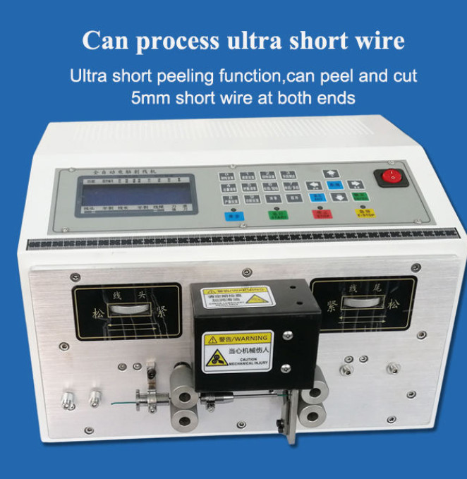 Automatic Cable Manufacturing Equipment 0.1 - 4mm² Cable Peeling Machine Autom