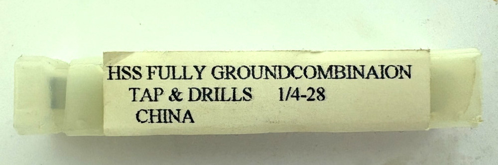 1/4-28 COMBINED TAP AND DRILL DRAP