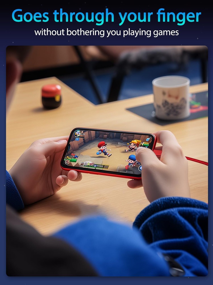 2Pcs 6Ft PS4 Controller Charger Cable for Xbox One Controller Cable,Playstation4