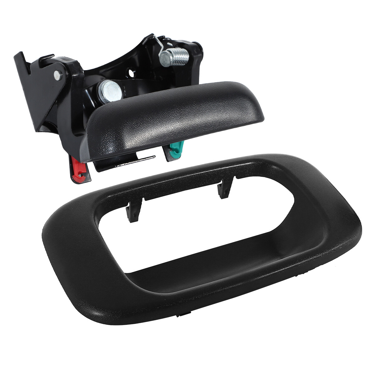 New Tailgate Handle w/ Bezel & Clips Fits 1999-2007 Chevy Silverado GMC Sierra