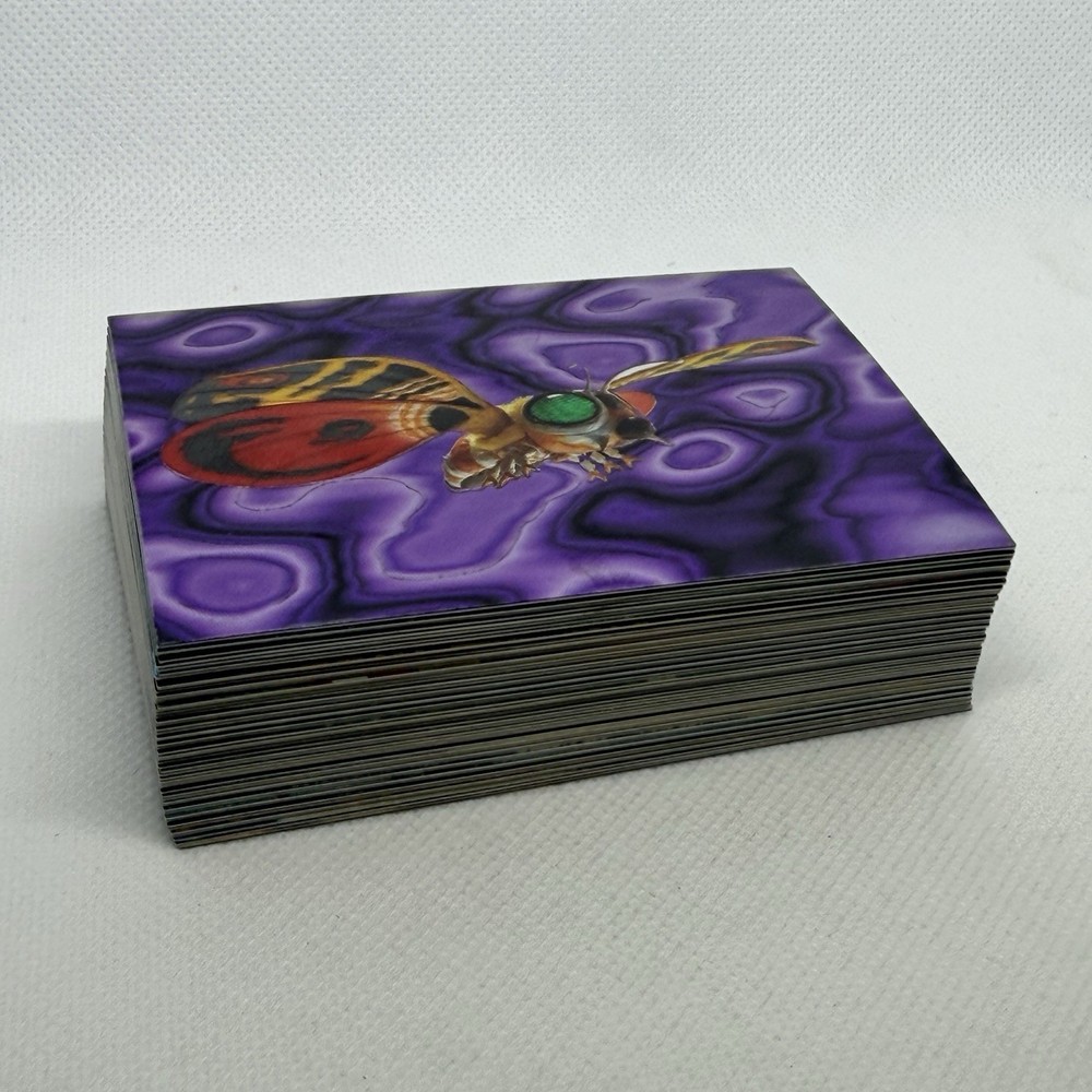 GODZILLA CHROMIUM SET JPP/AMADA 1996 COMPLETE SET (54 Cards) Includes Checklist